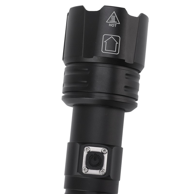 10000LM LED Flashlight USB Rechargeable Portable Adjustable Brightness Waterproof Zoom