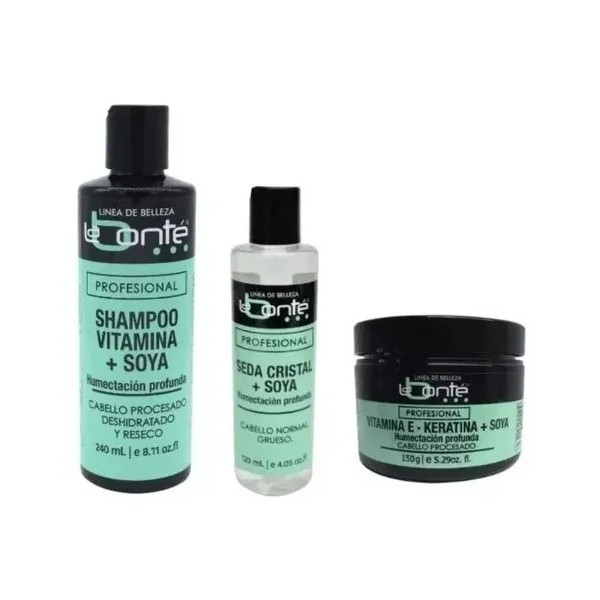 Labonté Kit Soya Shampoo+vitamina E Keratina + Seda Cristal