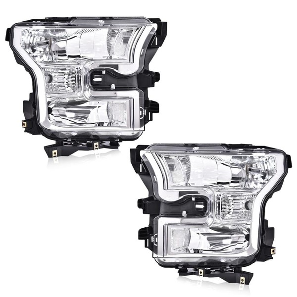 PIT66 Headlight Assembly Compatible with 2015 2016 2017 Ford F150