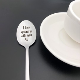 I Love You Gifts for Him Her Boyfriend Girlfriend Husband Wife I Love Spooning with You Spoon Gift for Women Men Anniversary Christmas Birthday Valentines Gift