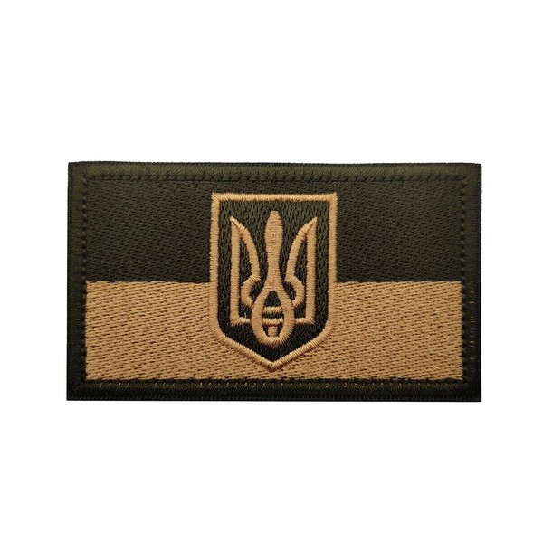 Ukraine Flag Embroidered Patch Country UKR - Flags & Coat of Arms Tactical Military Morale Armband Badges Ukrainian National Flag Emblems Decorative Appliques