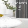 Beabes Throw Pillow Covers Beautiful White Daisy Bloom Flower 18X18