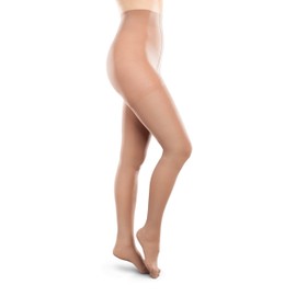 Ease Opaque Women's Support Pantyhose - Firm (30-40mmHg) Graduated Compression Hosiery (Sand, Large Short)