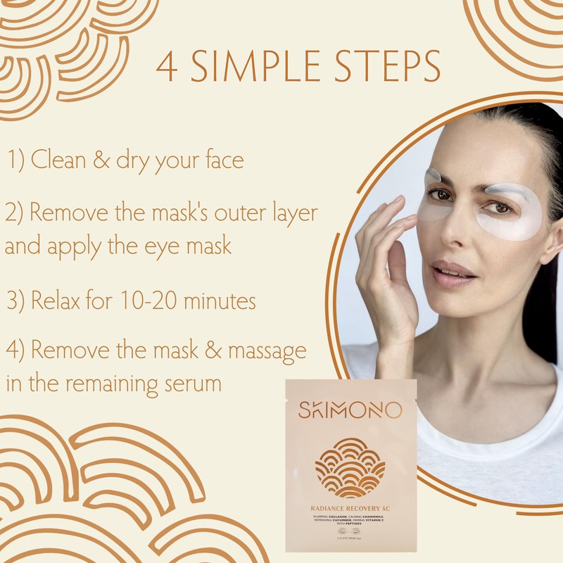 SKIMONO Radiance Recovery Eye Mask 1x5ml - Single Eyemask Eye