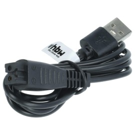vhbw Charging Cable Compatible with Panasonic ES-LV95, ES-RF31, ES-LV90, ES-LV97, ES-LV81, ES-LV70 Shaver - Power Cord 5.25"