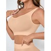 Boolavard New Seamless Sports Style Bra Crop Top Vest Comfort