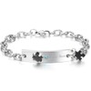 'JewelryWe Stainless Steel Jewellery Men's Women's Bracelet Friendship Bracelet Valentine's