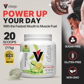 Vitargo Carbohydrate Powder | Feed Muscle Glycogen 2X Faster | 1 LB Lemon & Lime Pre Workout & Post Workout Recovery Powder| Carb Supplement for Recovery, Endurance, Gain Muscle Mass