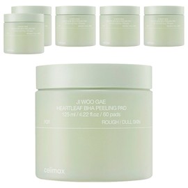 Cellimax Houttuynia cordata Baja eraser peeling pad, 60 sheets, 125ml, 6 pcs / 셀리맥스 어성초 바하 지우개 필링 패드, 60매입, 125ml, 6개