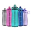 Pogo BPA-Free Tritan Plastic Water Bottle with Soft Straw Lid,