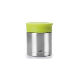 IBILI Mini Vacuum Flask, Stainless Steel Silver/Green, 11 x 11 x 9 cm
