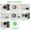 Geobella Towel Warmer Rack 6 Bars Towel Warmer Wall Mounted