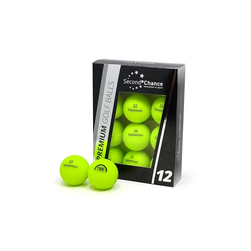Second Chance Recycled Lake Golf Balls, 12 Pack, Mixed Golf