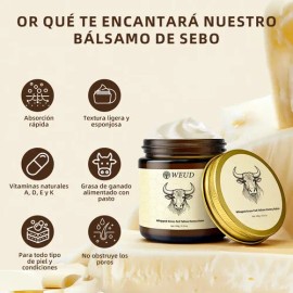 Hidratante Crema Weud Sebo Res Alimentada Pasto Y Miel, 100g