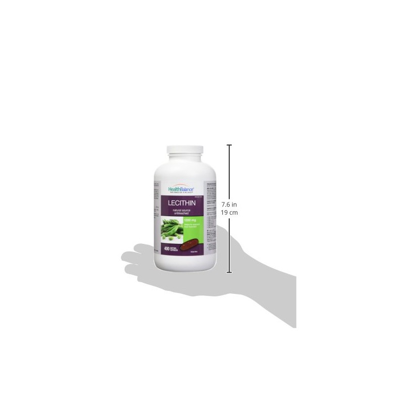 Decatela Health Balance Lecithin 1200mg (400 Softgels), 400 Count