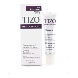 TiZO  AM Replenish  Bloqueador Solar y Crema Facial Hidratante  Skin Care  Protector Solar con Color  Belleza Facial  Para Hombre y Mujer  SPF 40...  