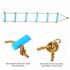 Outdoor Plastic SiX section Children Kids Rope Climbing Ladder Toy