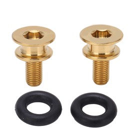 RISK Square Hole Center Shaft Fixing Screw Titanium Alloy Mountain Cycle Crank Bolt Bottom Bracket Screw M8x15mm