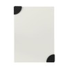 Nakabayashi QB-KA4-W Kadop Magnetic Clipboard, A4, Feather White