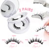 MERETON Magnetic Eyelashes with Applicator - Reusable Magnetic Lashes Kit