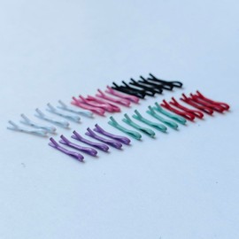 Tiny Doll Hair Pins Doll Craft Supplies Mini Metal Hair Clip 15mm, 6 Color Mix ,120 Pieces, for DIY Doll Projects, Crafts, Hair Accessories