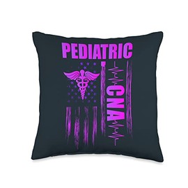 CNA Life Certified Nursing Assistant Pediatric CNA Throw Pillow