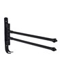 Stainless Steel Swivel Towel Hanger Holder Black Rotating Movable Towel