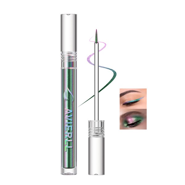 Easilydays Liquid Thin Eyeliner Pencil, Long-Lasting Waterproof Eyeliner Pen Chameleon