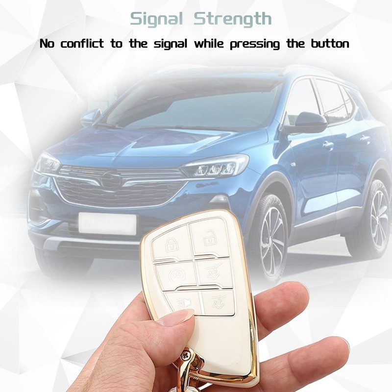 keycov Key fob Cover for Buick GMC Chevy Accessories Keychain