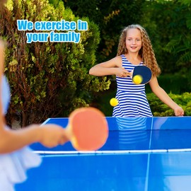 Riisoyu Pack of 50 Table Tennis Balls Colour, Mixed Colours Table Tennis Balls 40 mm Training Ping Pong Balls Premium Table Tennis Balls for Competition Training Entertainment Craft Decorations