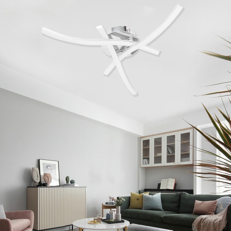 18W 105LED Ceiling Light Wavy Ceiling Lamp for Living Room