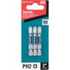 Makita E-00773 Impact XPS #2 Phillips 2" Power Bit, 3/pk