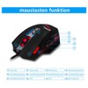 zelotes RGB Optical Gaming Mouse with Rapid Fire Button,4800 DPI
