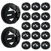 LifCratms 60 Pcs Non-Metallic Button Push-in Cable Connector, 3/8 Trade