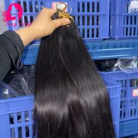 100% Human Hair Crochet Extensions Natural Color Deep Wave Boho Braiding Hair Kinky Straight 100g/Packstyle: kinky straight crochet, color: Natural Black -100grams, Stretched Length: 26 Inches