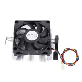 Hydraulic Bearing CPU Cooling Fan, Black CPU Cooler, Large Air Volume 12V CPU Fan, Excellent Heat Dissipation Performance for AM2 AM3 AM3+ FM1 FM2 FM2+