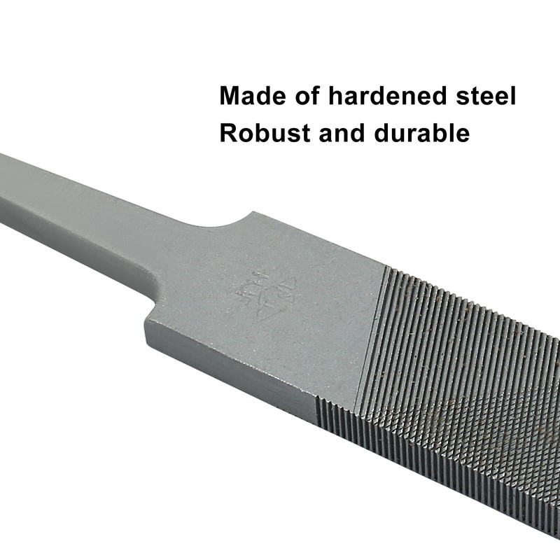 Coufce 8" Flat Dual Sided Axe Sharpening File Hardened Steel