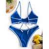 ZAFUL - Conjunto de bikini de dos piezas para mujer,