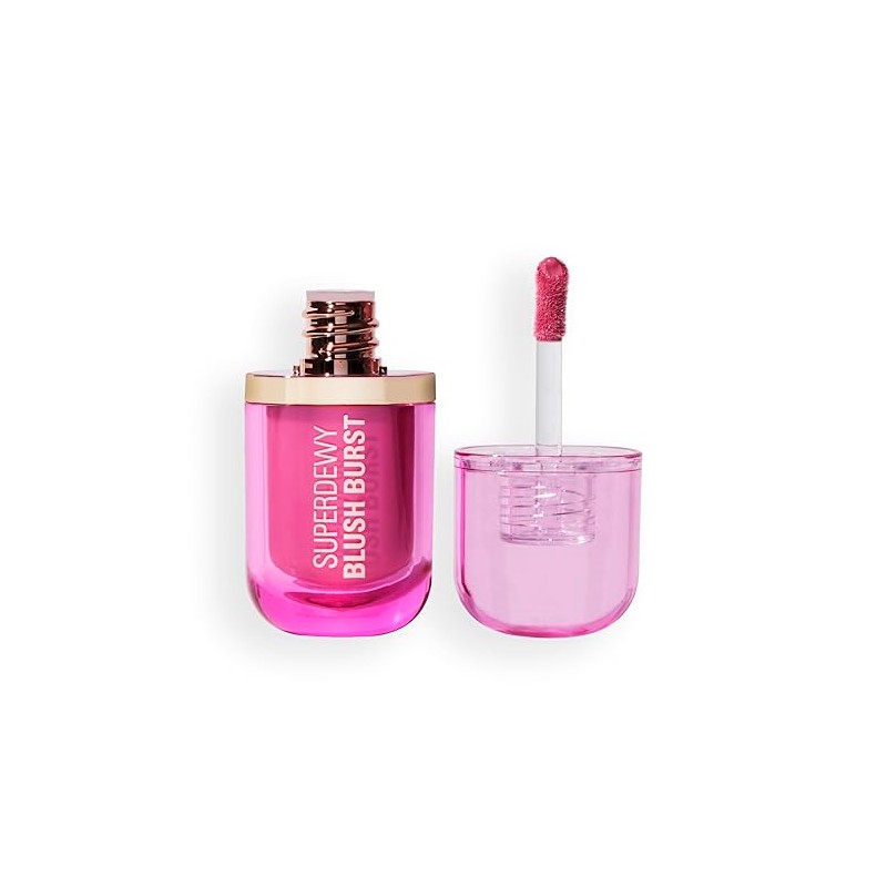 Revolution Superdewy Liquid Blush Burst, Buildable Colour for Cheek, Serum