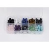 Pack of 150 Natural Gemstone Beads for Jewellery Making Crafts,