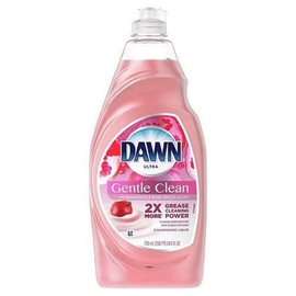 Dawn Ultra Gentle Clean Dishwashing Liquid Dish Soap, Pomegranate & Rose Water Scent, 24 fl oz