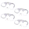 VARKAGE Pack of 4 Children's Handcuffs, Toy Handcuffs, Handcuffs Costume