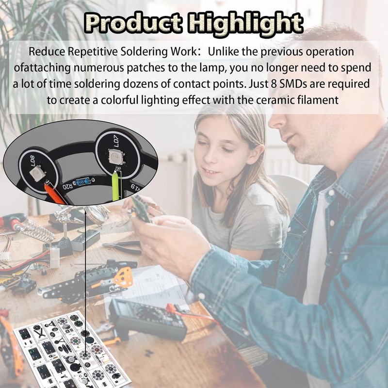 STEM Soldering Practice Kit - DIY Rotating Ferris Wheel Solder