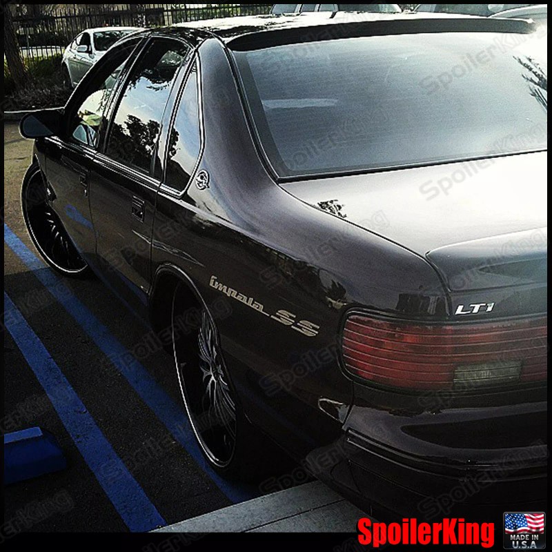 Spoilerking LLC Rear Roof Spoiler Window Wing (Fits: Chevy Caprice
