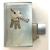 Weld on Shipping Container Lockbox with Keyed Padlock - Storage