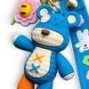 RATASK Cute Bear Keyring bagcharm pendant (Teal)
