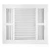 HVAC Premium 12" X 10" 3-Way AIR Supply Grille -