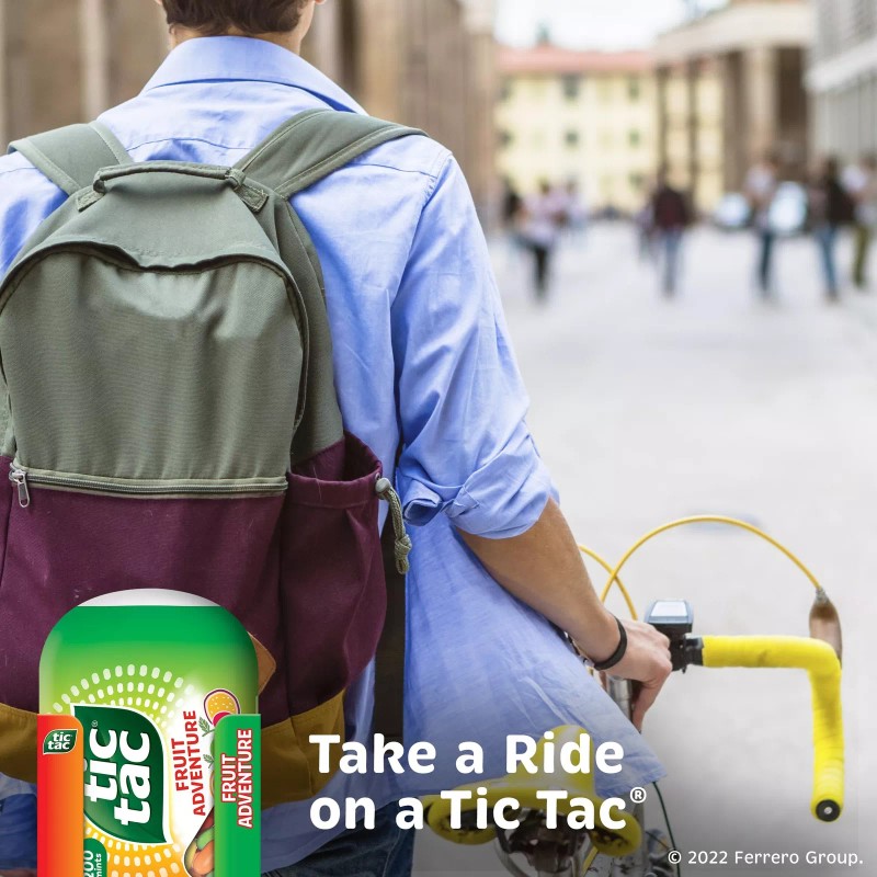 Tic Tac Fruit Adventure Mints 3.4 Ounce Pack of 4