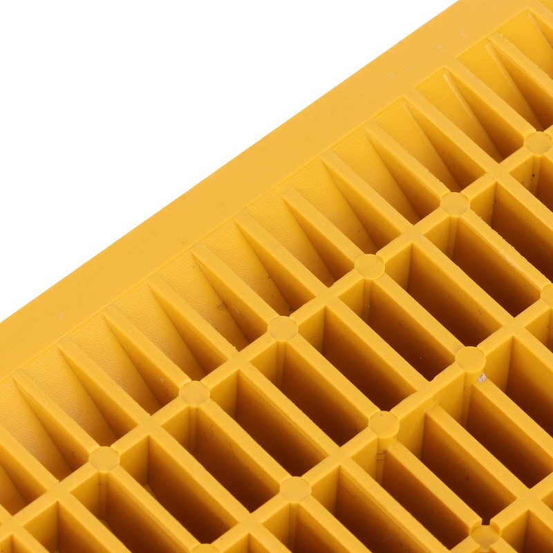 Tiiyee Yellow Road Reflectors, Reflective Driveway Stud Markers 6PCS Plastic