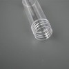 FSSTUD 12pcs 25ml Small Plastic Test Tubes Clear Beads Storage